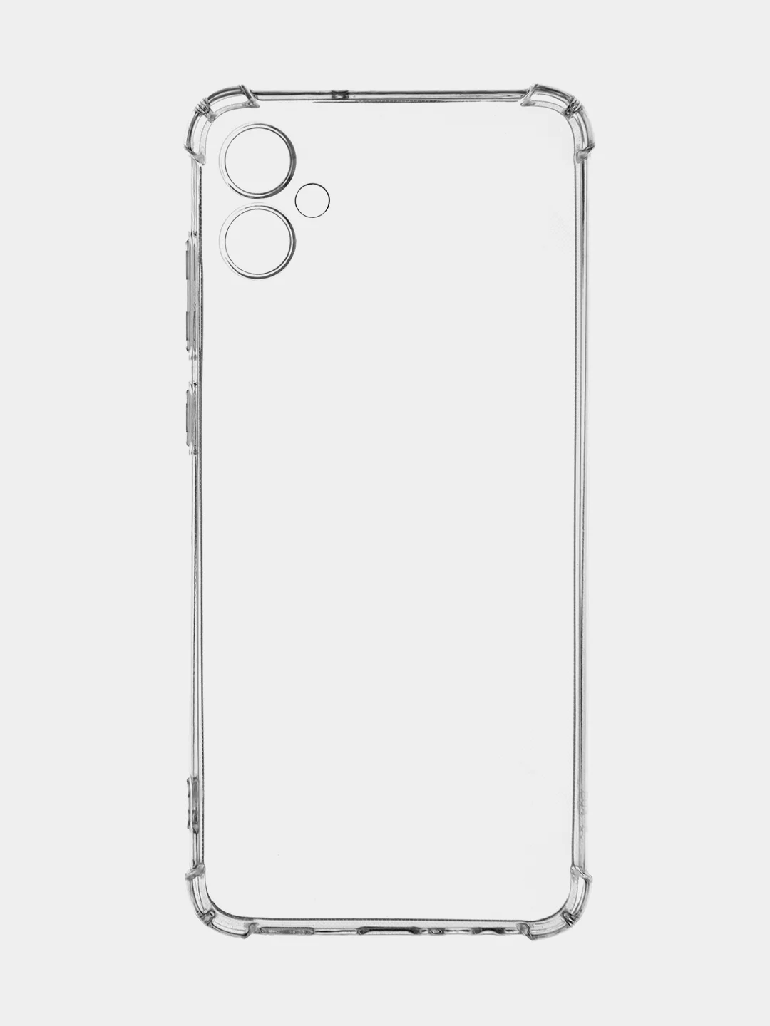 Прозрачный противоударный чехол для Samsung Galaxy A05, A05s силиконовый ROSCO, с усиленными углами