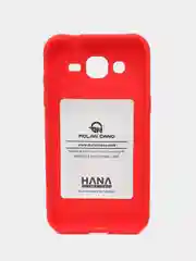 Красный силиконовый чехол для Samsung Galaxy J2 SM-J200H/DS бампер Hana Molan Cano для смартфона