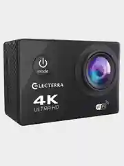Черный экшн-камера Electerra 1080p (4K с интерполяцией). C креплениями и водонепроницаемым кейсом