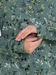 Зеленый комплект женский мусульманский с брюками