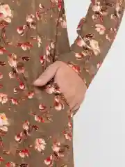 Хаки платье длинное мусульманское Lilians
