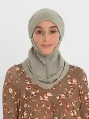 Зеленый балакалава на завязке ангора