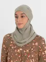 Зеленый балакалава на завязке ангора