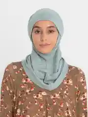 Мятный балакалава на завязке ангора