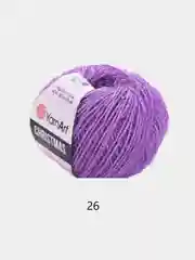 Аметистовый пряжа YarnArt Christmas 100% Полиамид 50г 142м