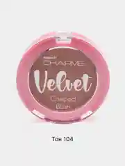 Пастельно-коралловый румяна для лица скульптурирующие Charme Velvet