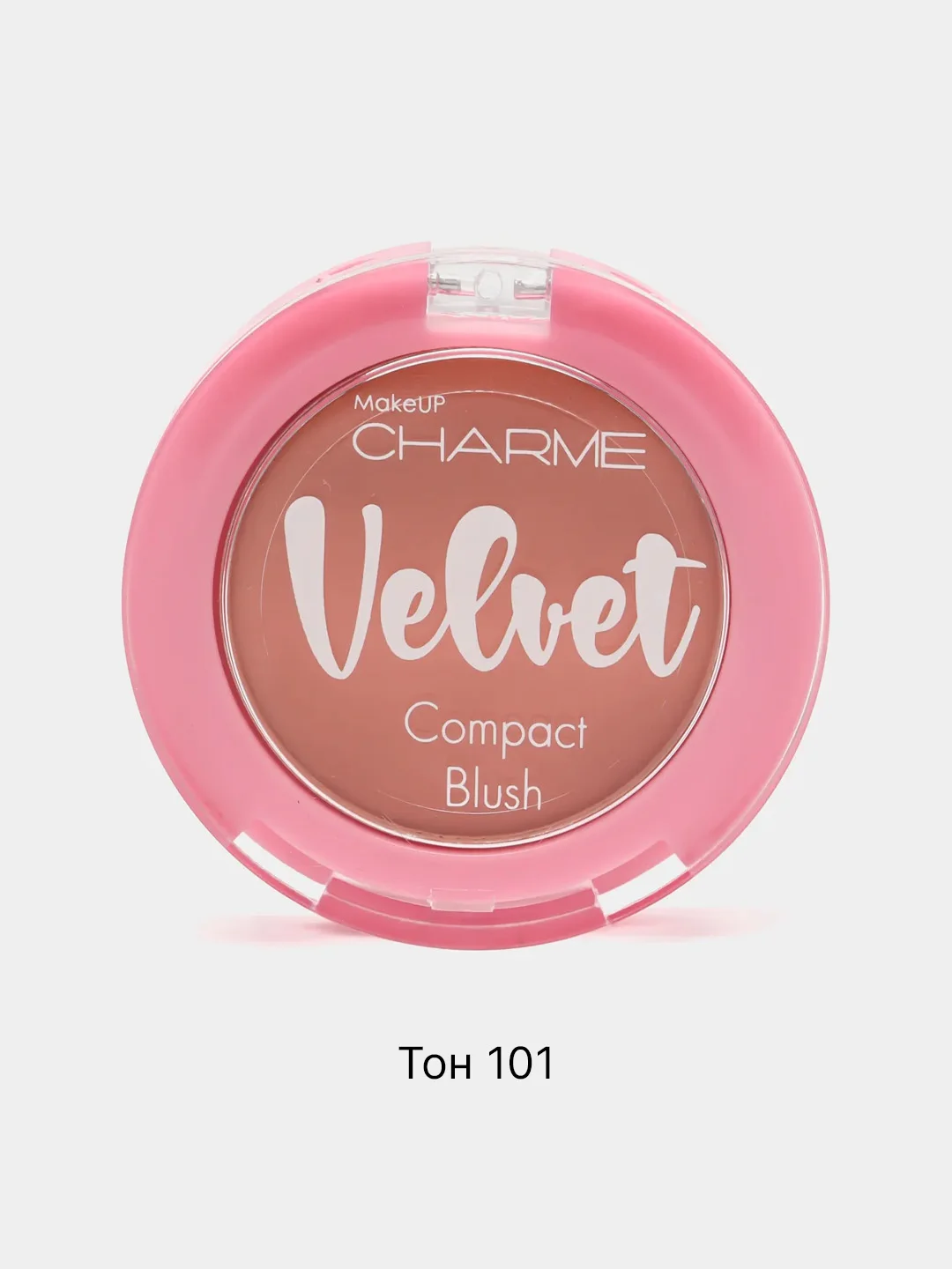 Розовый румяна для лица скульптурирующие Charme Velvet