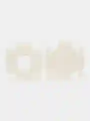 Белый коробка складная для 4 конфет с окном, 12,5 х 12,5 х 3,5 см