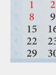 Разноцветный календари настенные, перекидные, на ригели А3, 2024