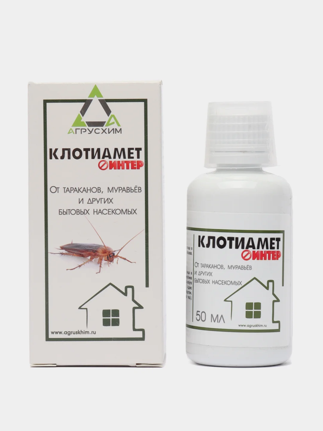 КЛОТИАМЕТ ИНТЕР От тараканов, муравьев, блох, клопов, мух и других бытовых насекомых
