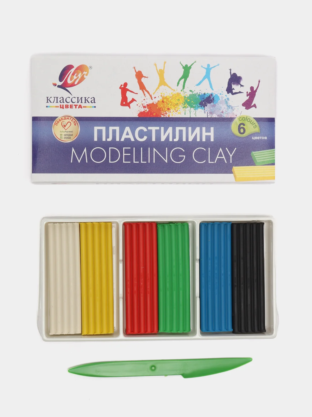 Лимонный пластилин  для твочества "Луч"