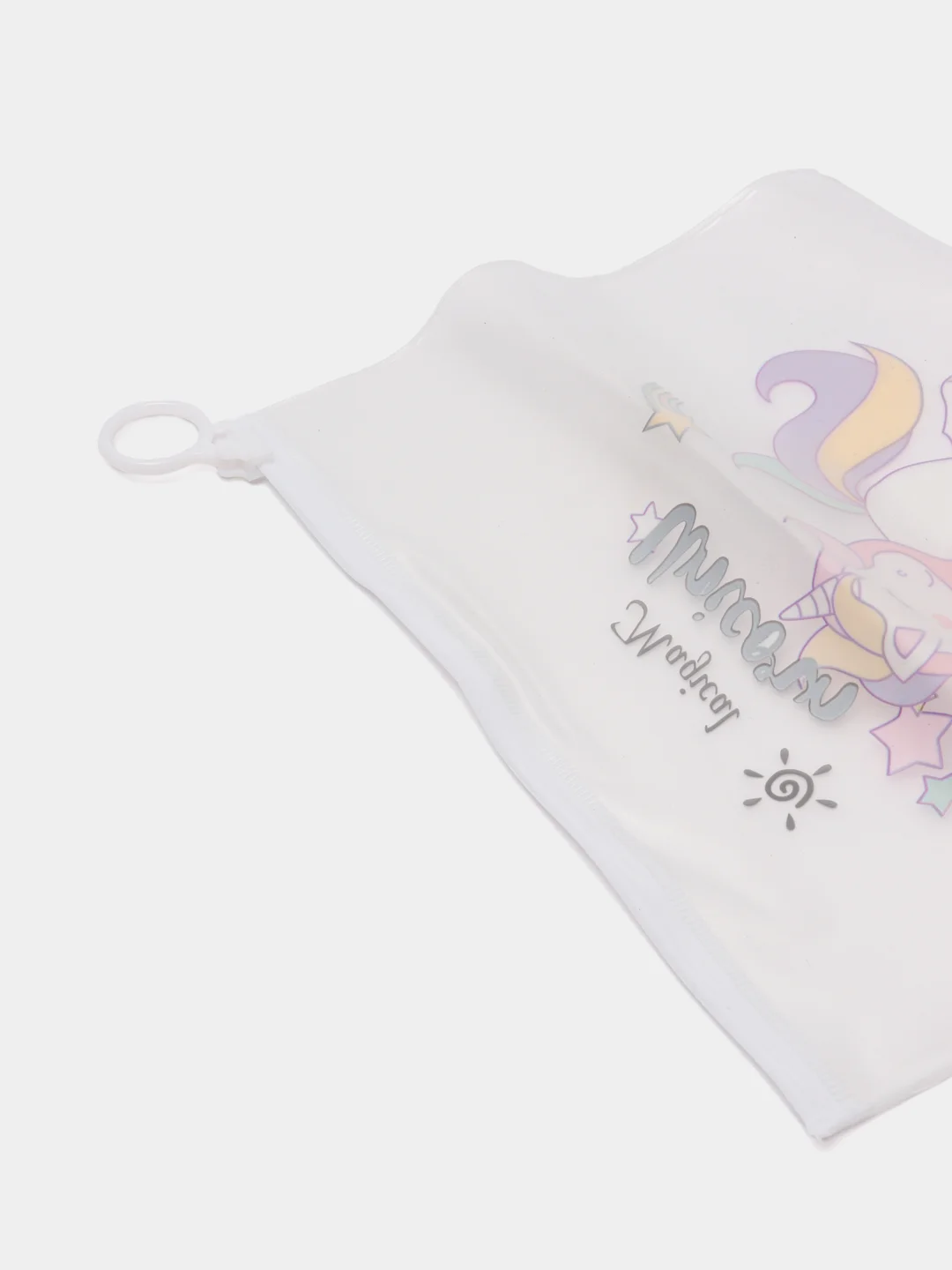 Розовый косметичка "Magical Unicorn", компактный органайзер, пенал