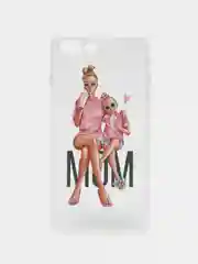 Розовый силиконовый чехол Мамы для iPhone 5/5s/se, 6/6s, 7/8, 7+/8+, X/Xs, Xr