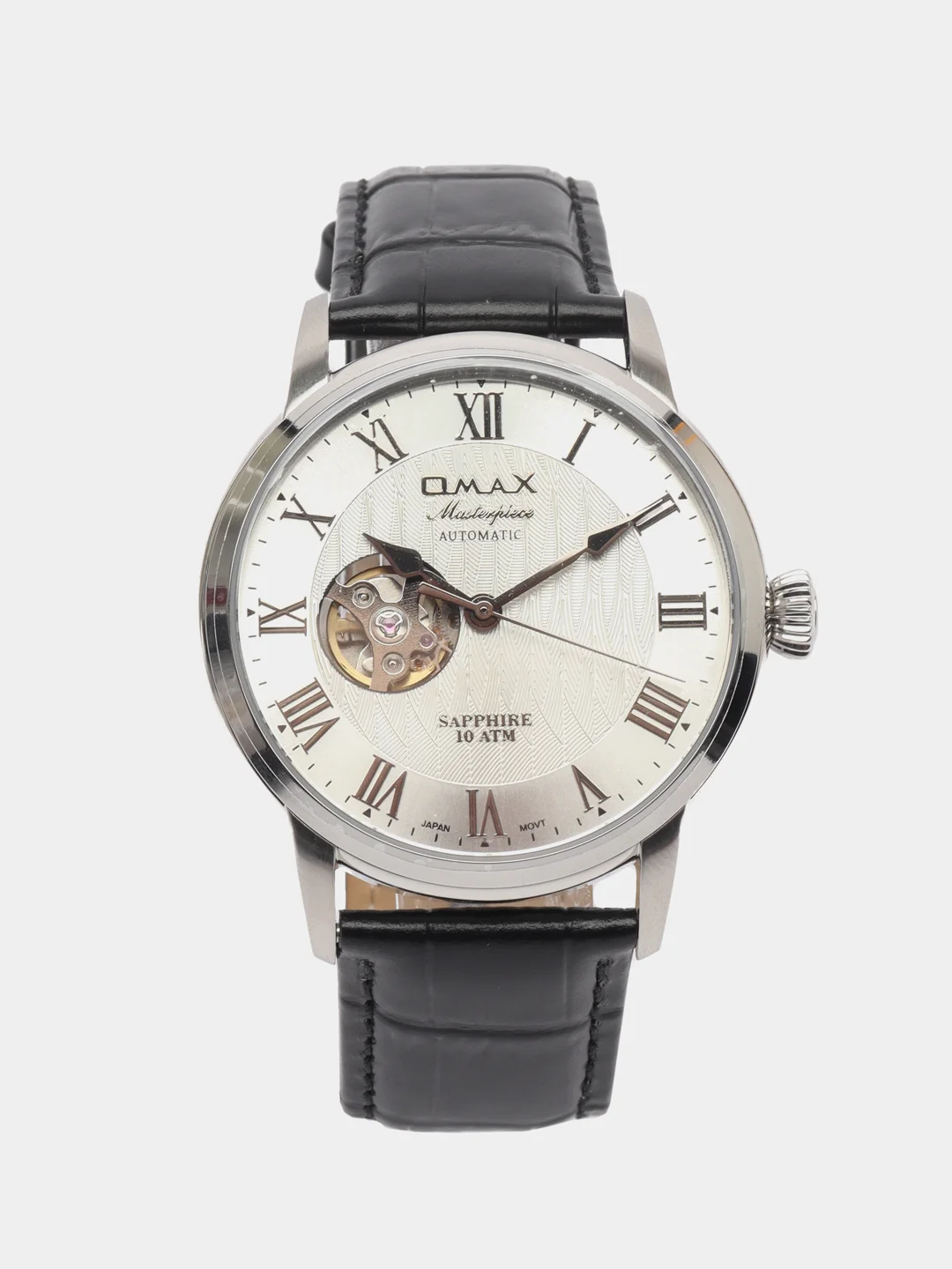 Серый металлик часы наручные механические Omax OAOR009