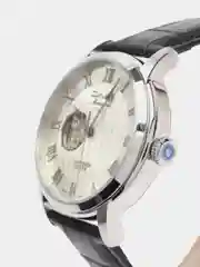 Серый металлик часы наручные механические Omax OAOR009