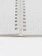 Синий меланж блокнот с ручкой