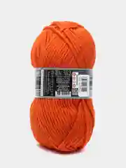 Пряжа Alize Superlana maxi 100гр, 100м, 75% акрил, 25%шерсть, ТУ 225 оранжевый, 5 штук
