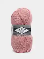 Пряжа ALIZE Superlana maxi, 100гр, 100м, 75% акрил, 25%шерсть, ТУ 161 розовый, 5 штук