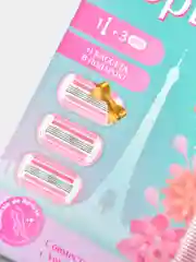 Подарочный набор TopBeauty Paris: бритва +4 сменные кассеты, 4 лезвия, совместимые с Venus