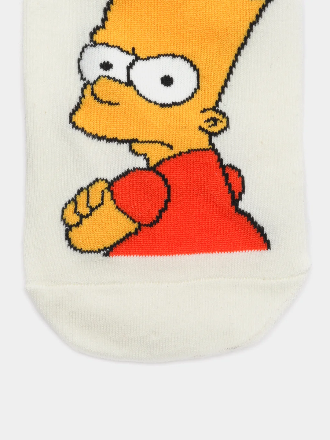 Белый короткие носки мужские и женские с рисунком Simpsons Симпсоны