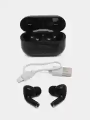 Беспроводные наушники a.Pods Pro, чёрные, сенсорные, с анимацией, для iPhone, Android