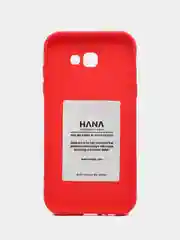 Красный силиконовый чехол для Samsung A7 2017, A720 Hana Molan Cano, бампер для смартфона
