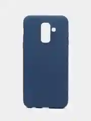 Синий силиконовый чехол для Samsung Galaxy A6+ 2018 / A605F бампер Hana Molan Cano для смартфона