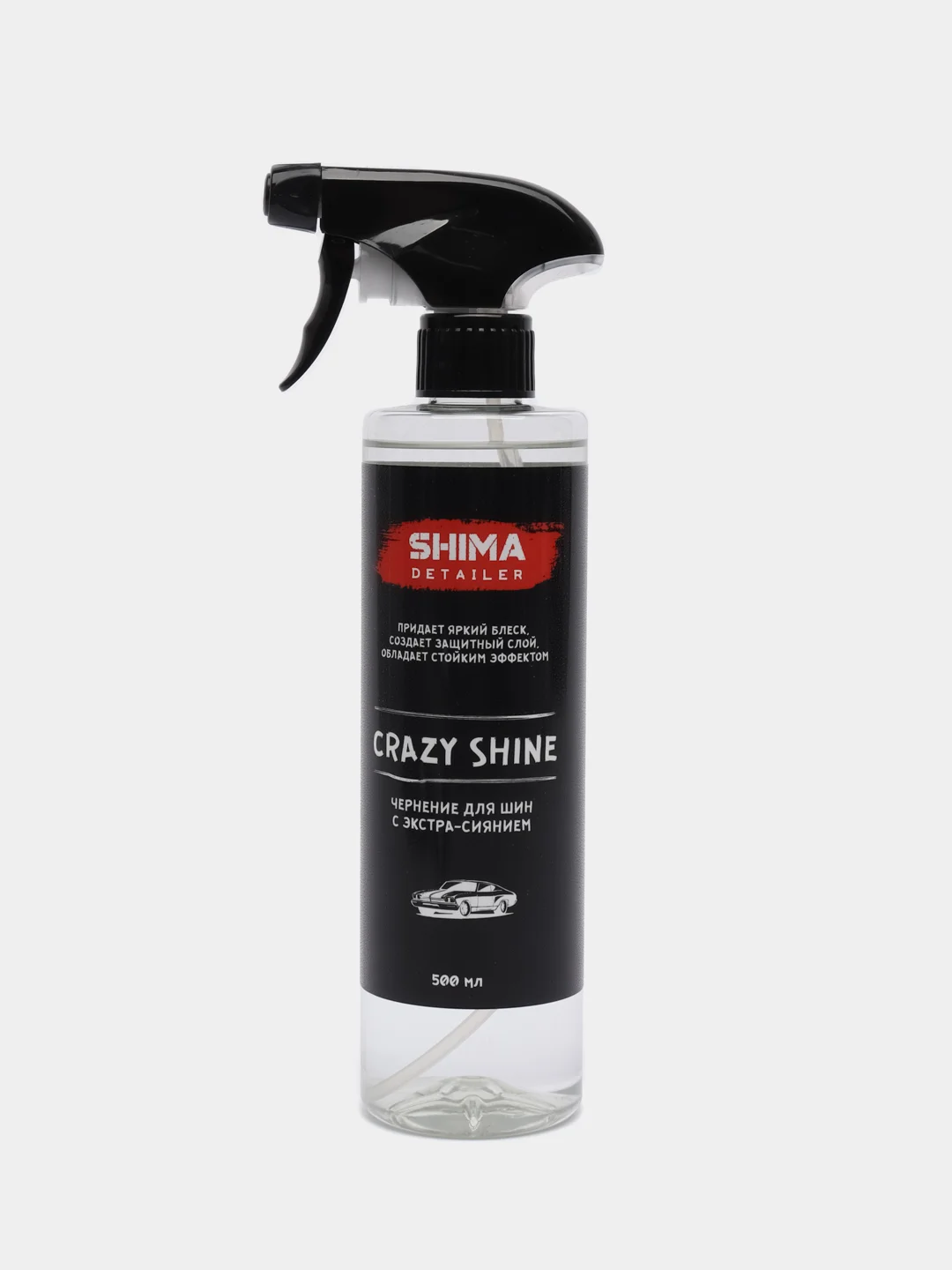 Чернение для шин с экстра-сиянием SHIMA DETAILER "CRAZY SHINE"