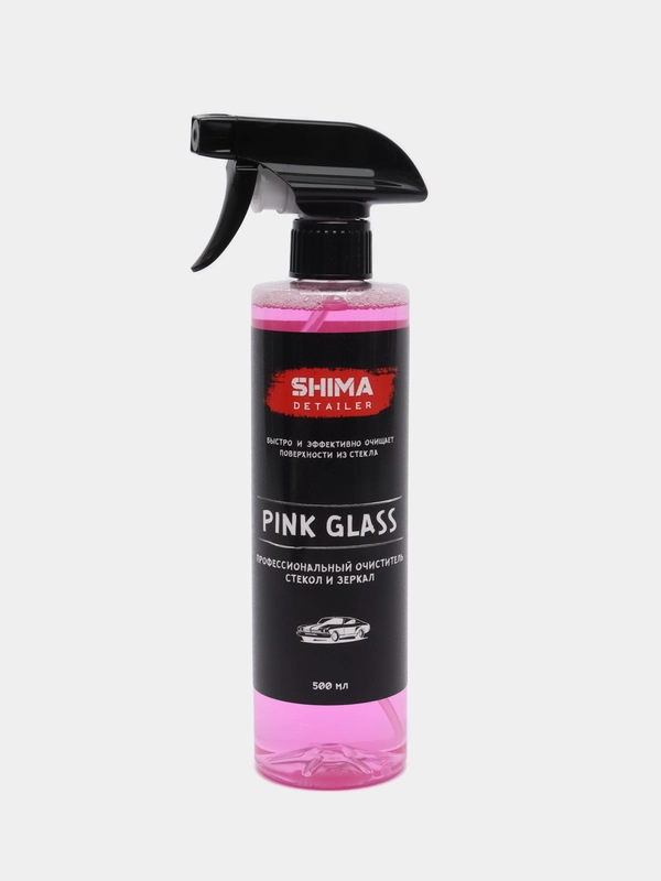 Профессиональный очиститель стекол и зеркал SHIMA DETAILER "PINK GLASS"
