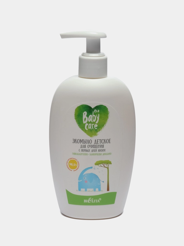 Детское экомыло Белита Baby Care, для ежедневного очищения, с первых дней жизни, 260 мл