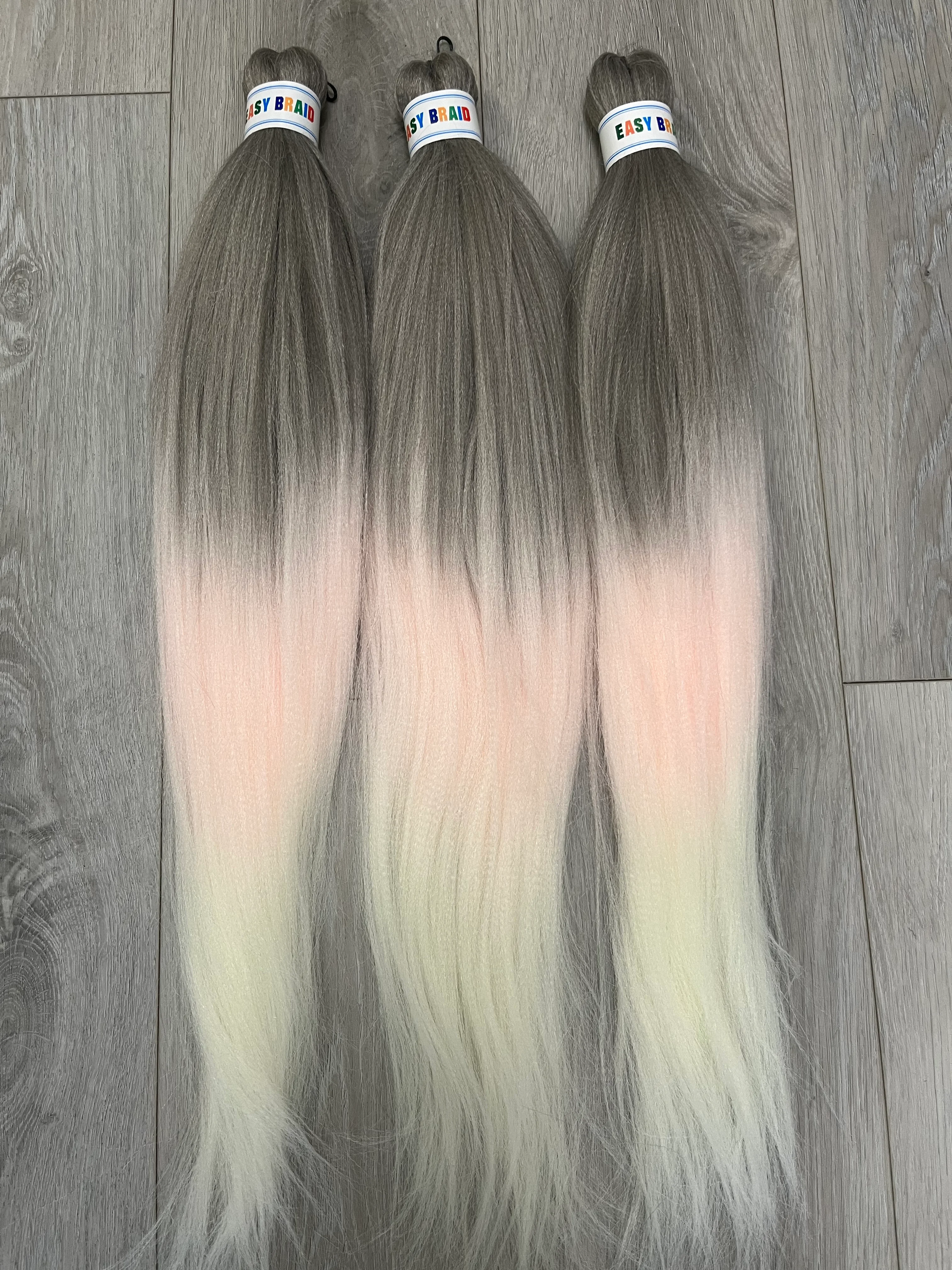 Фиолетовый канекалон Easy Braids, для афрокосичек и дредов