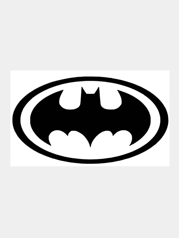 Наклейка на авто / машину / стекло "BATMAN - БЕТМЕН", 15 х 8 см