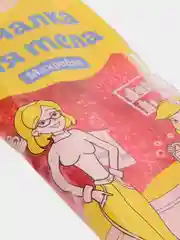 Красный мочалка "Помошница" массажная для глубокого очищения кожи и профилактики целлюлита