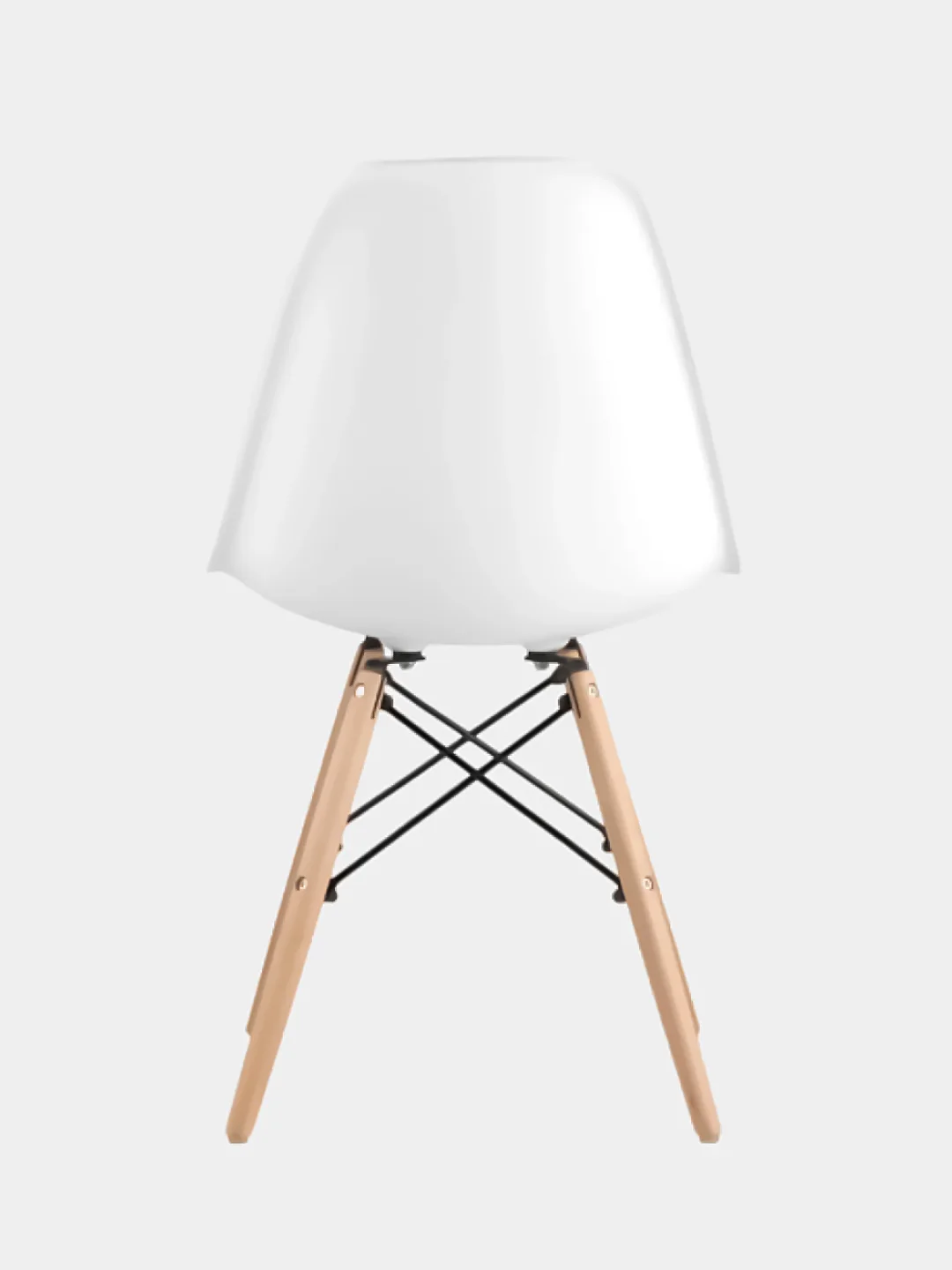 Белый комплект стульев, стул кухонный для гостинной Eames, 1 шт, 2 шт, 4 шт