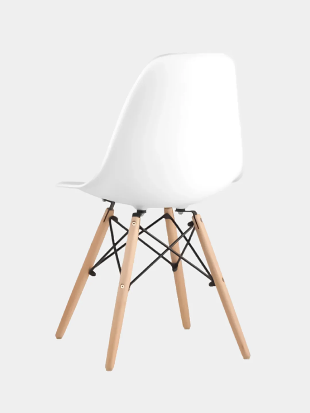 Белый комплект стульев, стул кухонный для гостинной Eames, 1 шт, 2 шт, 4 шт