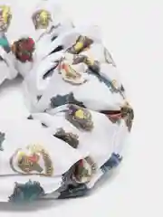 Прозрачный шелковая атласная резинка для волос скранчи Хогвартс (Гарри Поттер), медику врачу, крыса