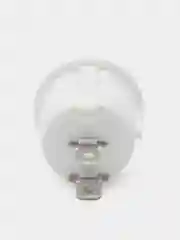 Белый выключатель клавишный круглый 250 В, 6А, (2c)