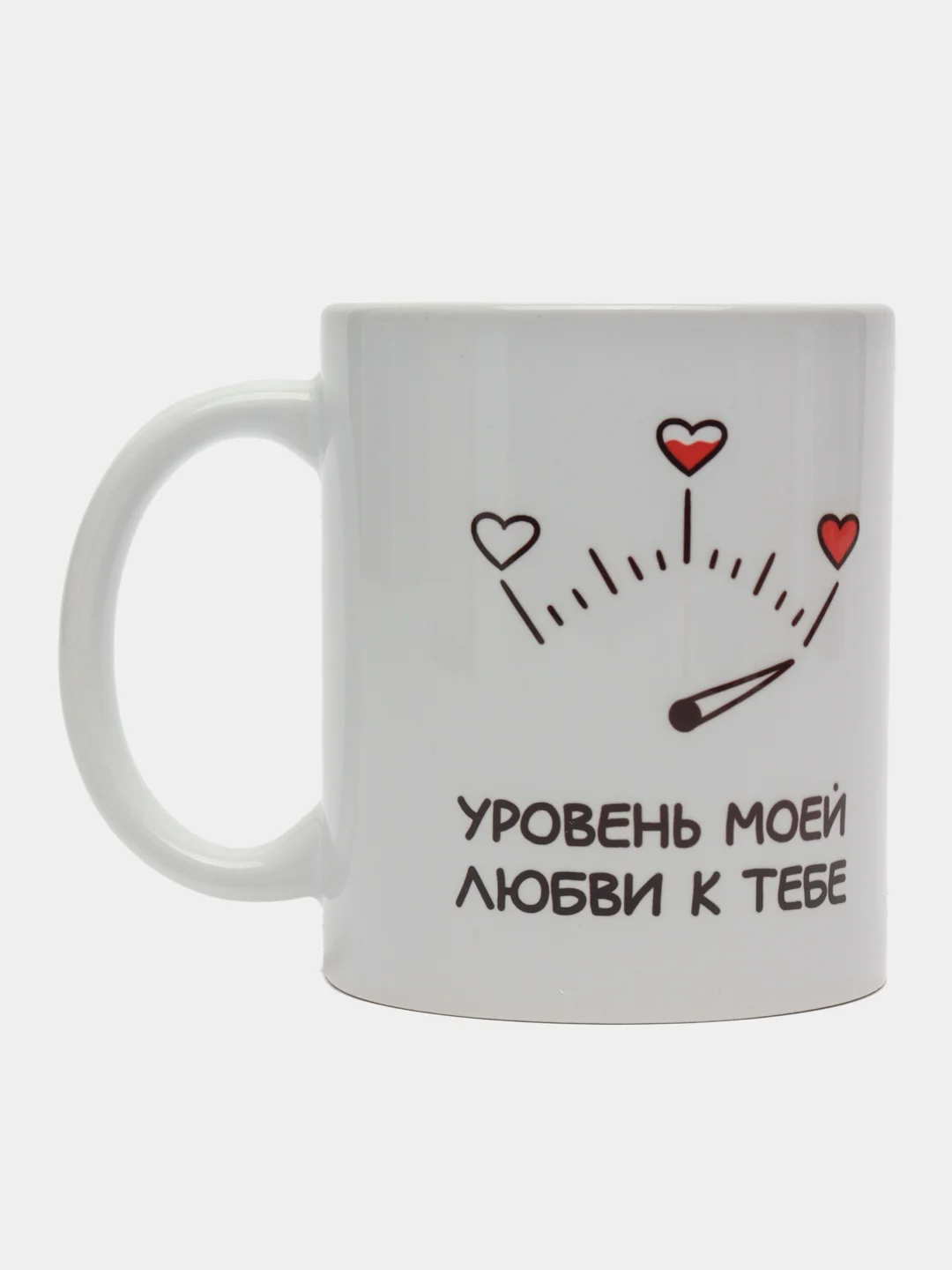 Песочный хаки кружка с принтом