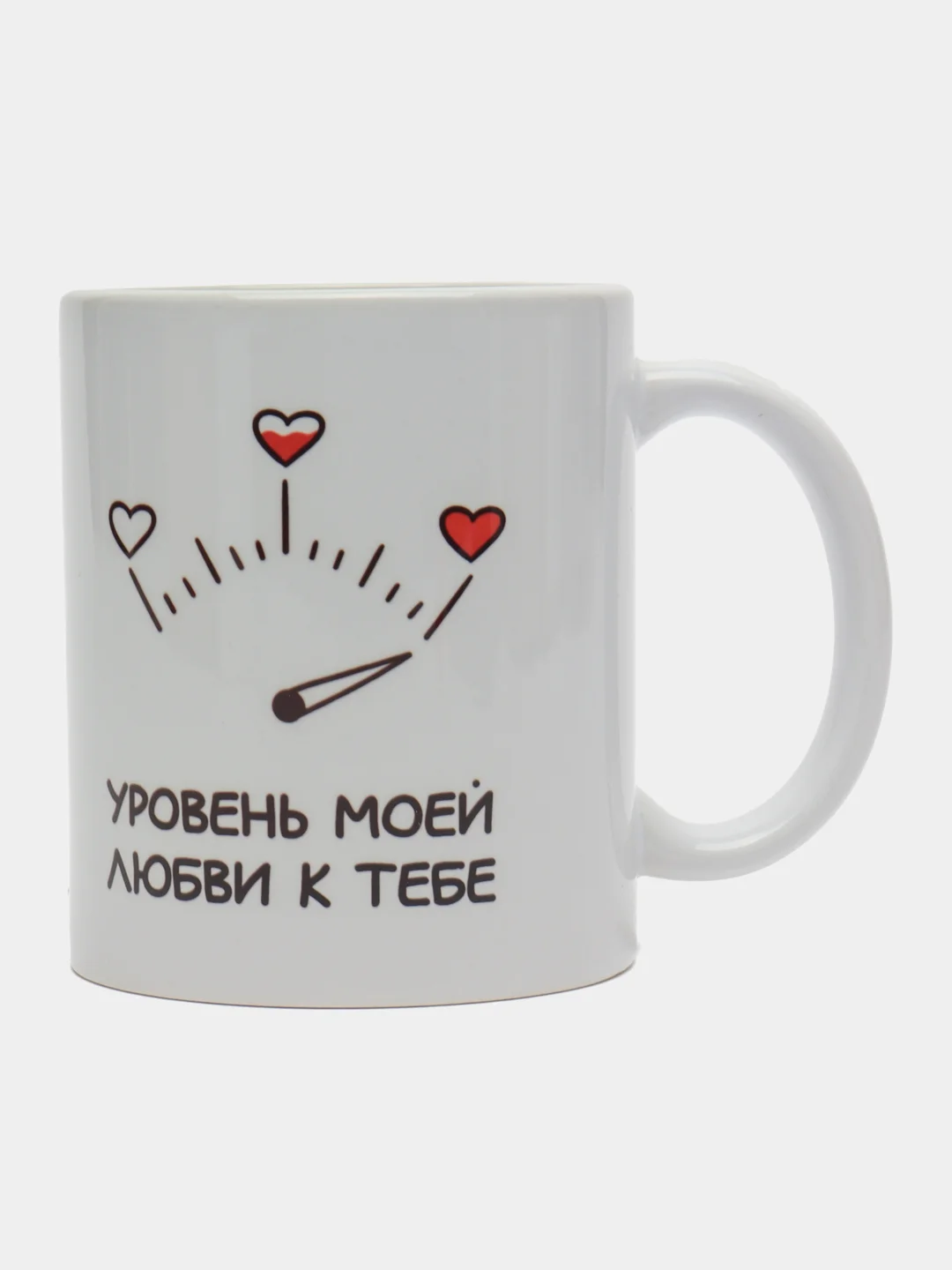 Песочный хаки кружка с принтом