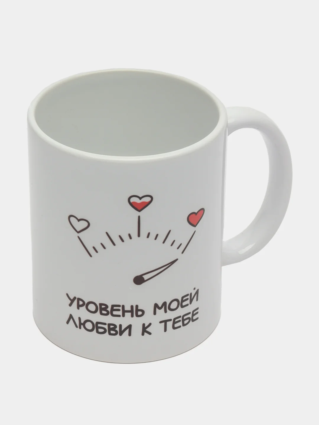 Песочный хаки кружка с принтом