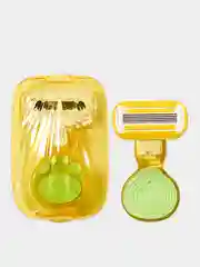 Дорожная женская бритва TopBeauty Paris + сменные кассеты, 4 лезвия, совместимые с Venus