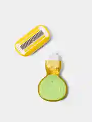 Дорожная женская бритва TopBeauty Paris + сменные кассеты, 4 лезвия, совместимые с Venus