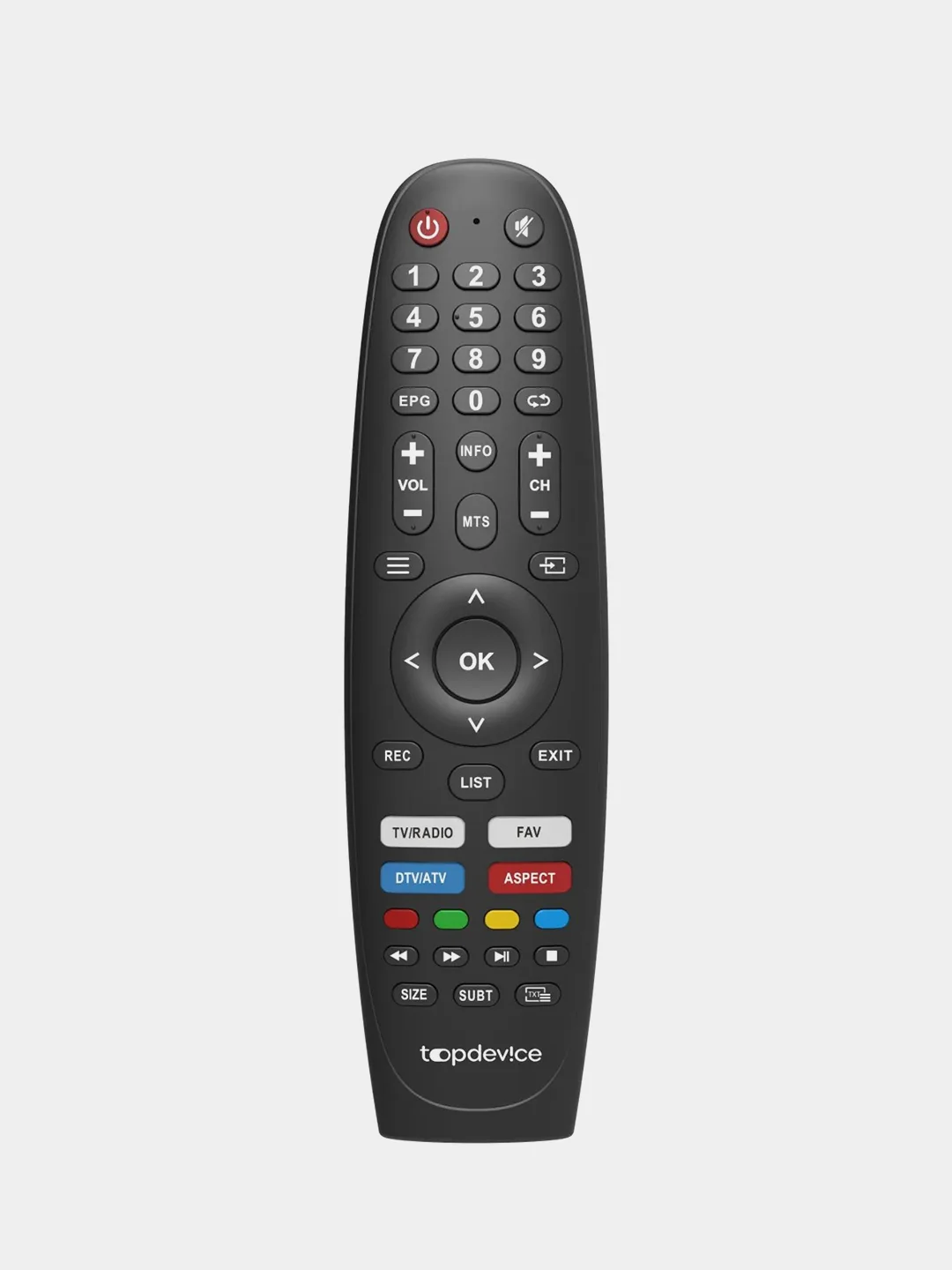 Черный телевизор LED 24" Topdevice Frameless 24CN04H, HD Ready/USB/DVB-T2/C/S2