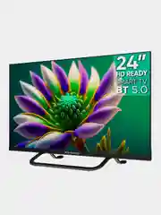 Белый телевизор LED 24" Topdevice Frameless Neo 24CS04H, HD/Smart TV/Wi-Fi/Bluetooth