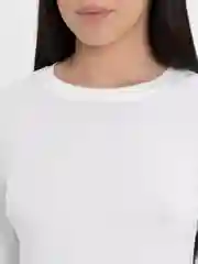 Белый лонгслив женский