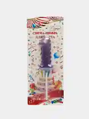 Свеча для торта цифра  " Шарик " , 6*4 см