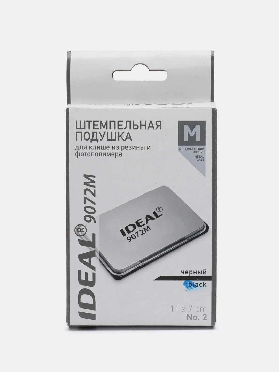 Черный настольная штемпельная подушка IDEAL