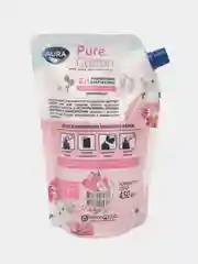 Вишнёвый жидкое мыло, крем-мыло 2в1 для рук и тела AURA Pure Cotton, 450 мл