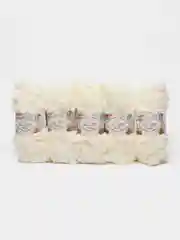 Пряжа Alize Puffy, 100г, 9м, 100% микрополиэстер, 62 молочный, 5 штук