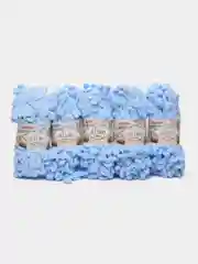 Пряжа Alize Puffy, 100г, 9м, 100% микрополиэстер, 183 св.-голубой, 5 штук